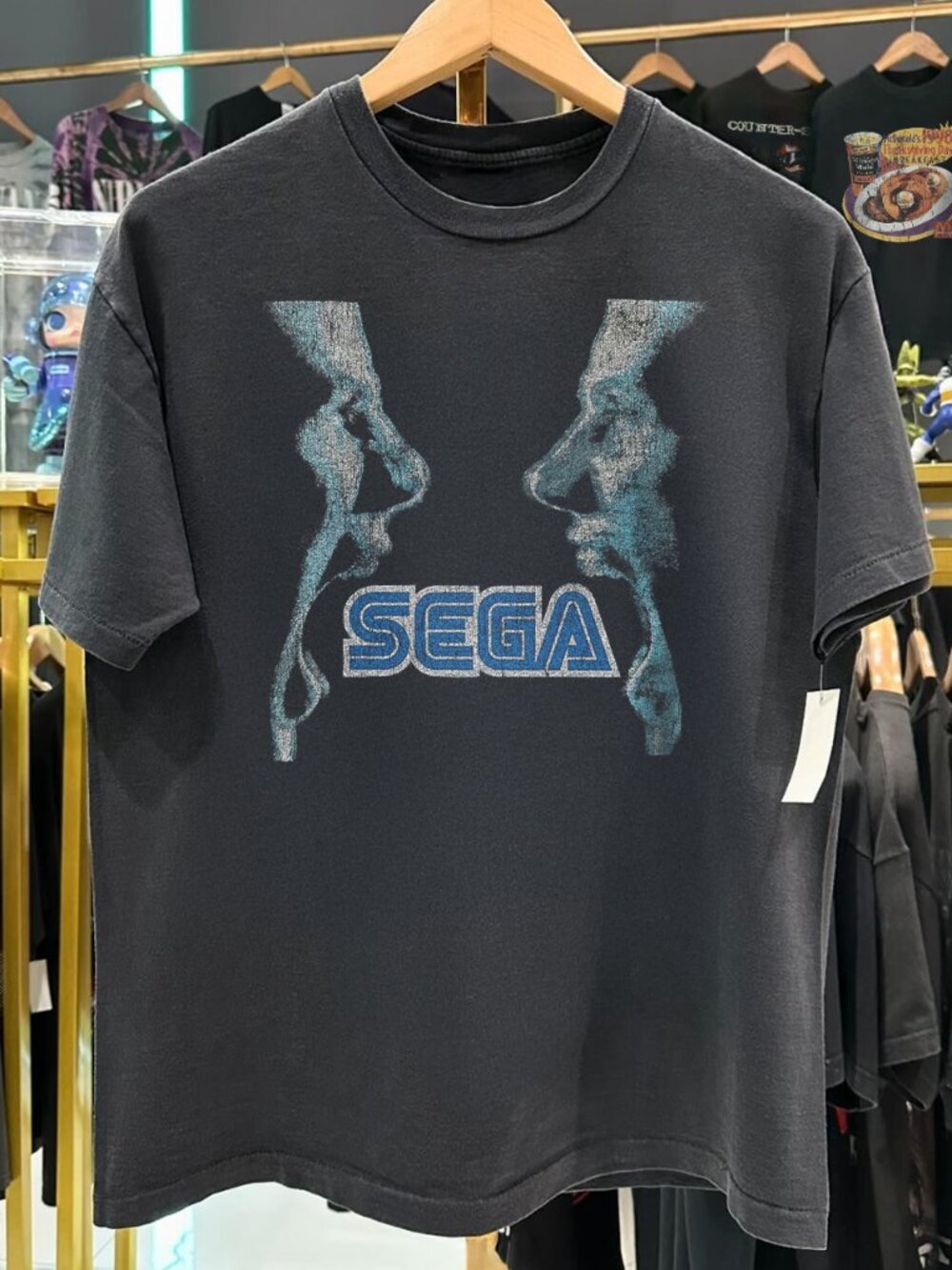90s Sega Dreamcast Promo Rare  Black T-Shirt